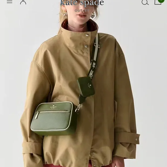 NWT Kate Spade Emma Collorblock Large Crossbody  with matching wallet - Picture 2 of 5